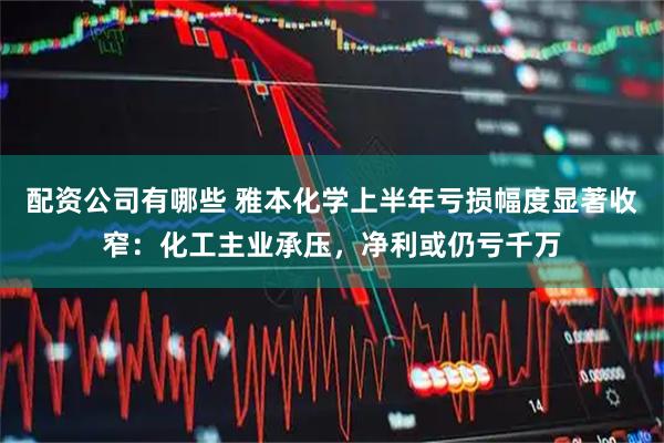 配资公司有哪些 雅本化学上半年亏损幅度显著收窄：化工主业承压，净利或仍亏千万